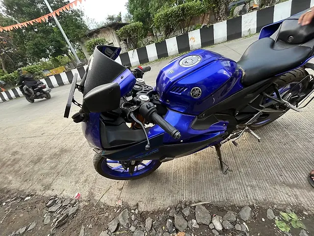 R15 Bike Old Model Pic Hd Blue And White Shine Premium Quality