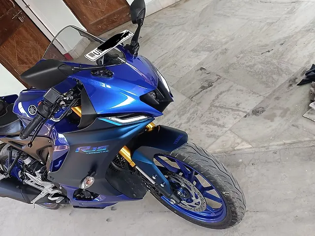 Yamaha Bike R15 V4 Blue Images Yamaha R15 V4 Racing Blue Pic
