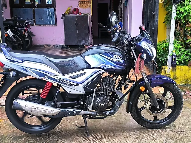 Tvs Bike Tvs Star City Plus Bs6 Blue Colour TVS Sport Price