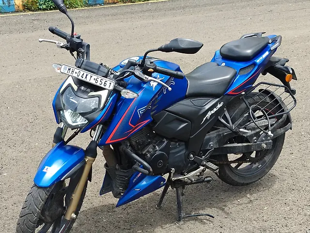 Apache 160 Apache Rtr 200 4v Bs6 Matte Blue Apache Bs6 200cc Tvs