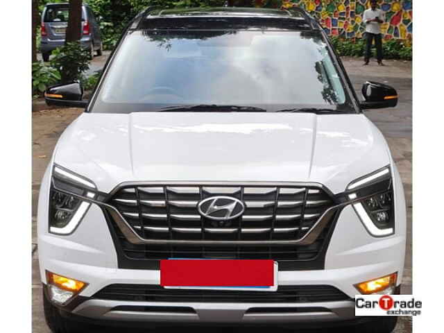 Second Hand Hyundai Alcazar [2023-2024] Signature (O) 7 STR 1.5 Petrol DCT Adventure Dual Tone in Mumbai