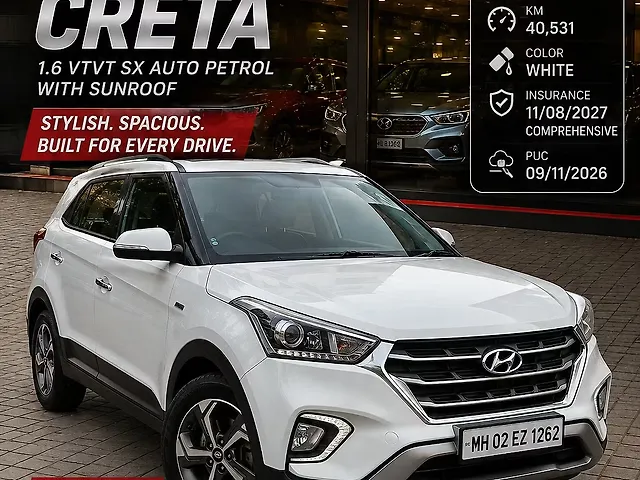 Second Hand Hyundai Creta [2018-2019] SX 1.6 AT Petrol in Mumbai