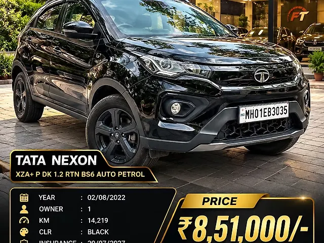 Second Hand Tata Nexon [2020-2023] XZA Plus (Premium) Dark Edition in Mumbai