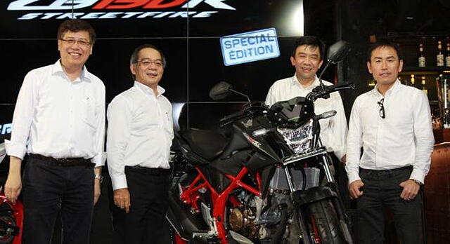 Special Edition Honda CB150R StreetFire launched in Special Edition Honda CB150R StreetFire launched in