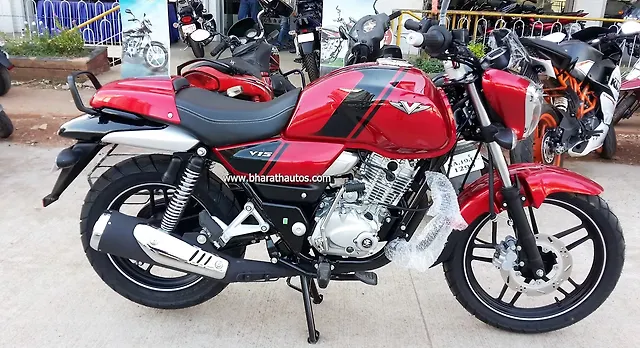 bajaj v15 red colour