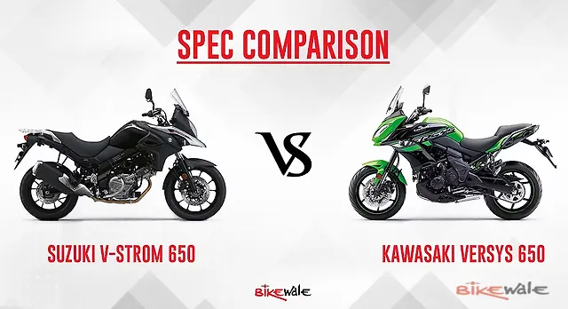 Suzuki V-Strom 650 vs Kawasaki Versys 650: Spec Comparison ...