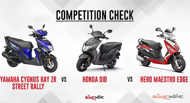 Yamaha Cygnus Ray ZR Street Rally vs Honda Dio vs Hero Maestro Edge: Competition Check Yamaha Cygnus Ray ZR Street Rally vs Honda Dio vs Hero Maestro Edge: Competition Check