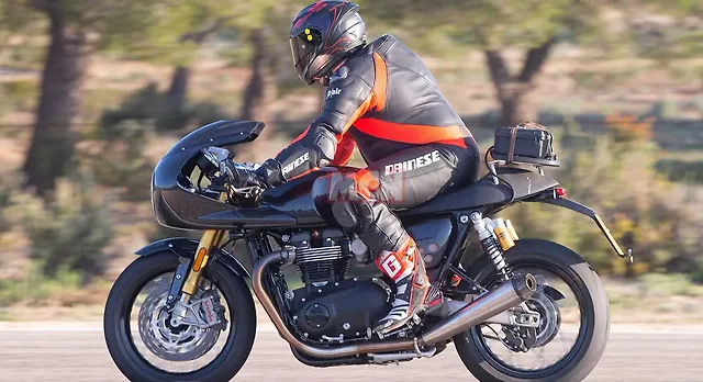 2019 Triumph Thruxton R spotted testing 2019 Triumph Thruxton R spotted testing