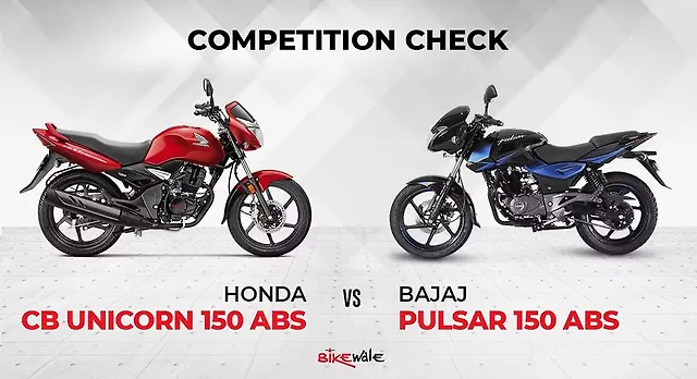 Honda CB Unicorn 150 ABS vs Bajaj 