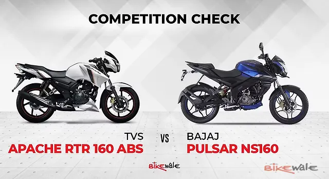 Tvs Apache Rtr 160 Abs Vs Bajaj Pulsar Ns160 Competition Check Bikewale Tvs Apache Rtr 160 Abs Vs Bajaj Pulsar Ns160 Competition Check Bikewale