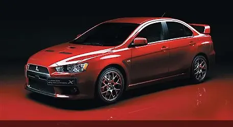 Mitsubishi Lancer Evolution [2011-2013] Left Front Three Quarter