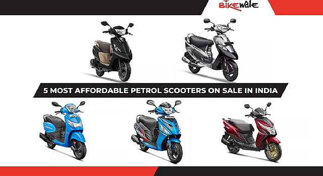 Top 5 most affordable petrol scooters in India - TVS Scooty Pep Plus ...