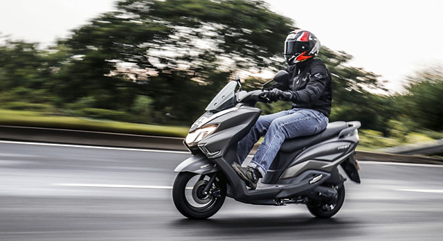 suzuki burgman on road price