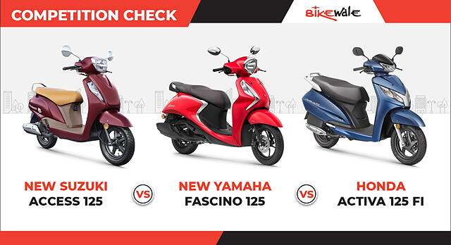 New Suzuki Access 125 vs Yamaha Fascino 125 vs Honda Activa 125 FI ...