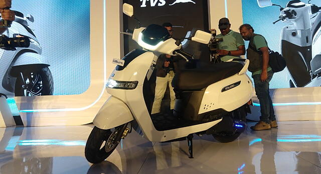 Tvs Launches Iqube Electric Scooter At Rs 1 15 Lakhs Bikewale