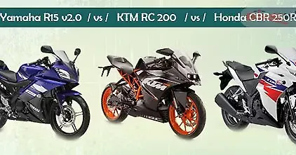 KTM RC200 Vs Yamaha R15 Vs Honda CBR250R - BikeWale