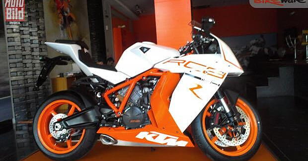 KTM 1190 RC8 already on display at Chennai Pro Biking BikeWale