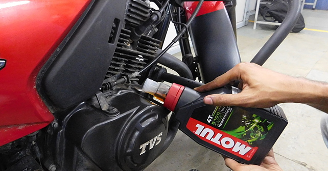 How to change your motorcycle oil Maintenance Tips from Bike