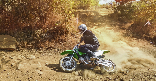 Kawasaki KLX110 First Ride Review BikeWale