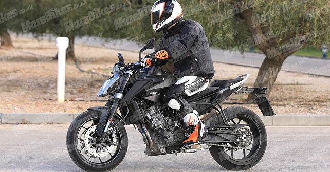 KTM 790 Duke spied testing - BikeWale