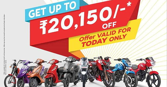 TVS selling BS 3 bikes scooters with discounts up to Rs 20 150 BikeWale