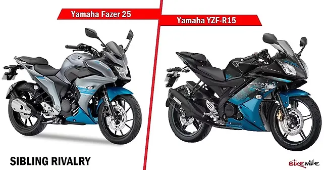 Yamaha Fazer 25 vs YZF-R15: Sibling rivalry - BikeWale