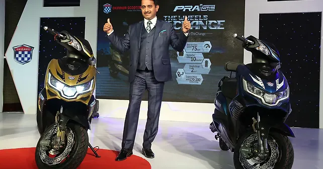 Okinawa Praise electric scooter launched at Rs 59,889 - BikeWale