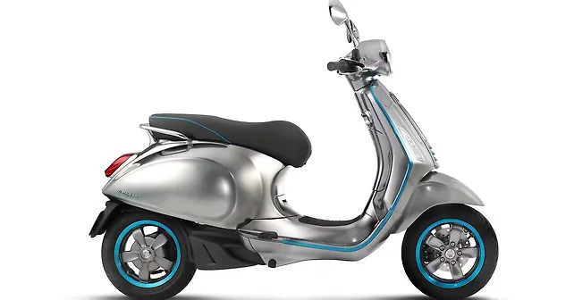 Piaggio unveils Vespa Elettrica e-scooter - BikeWale