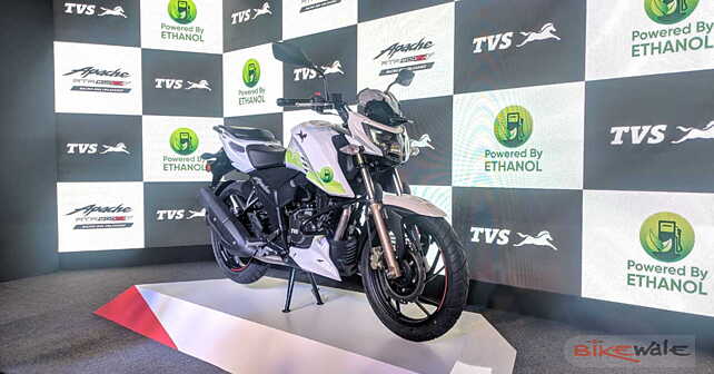 tvs ethanol bike