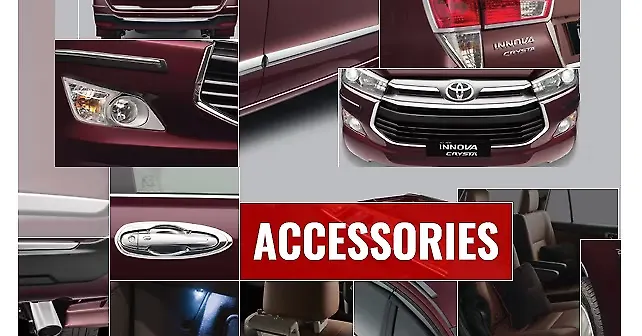 Top 5 accessories for the Toyota Innova Crysta CarWale