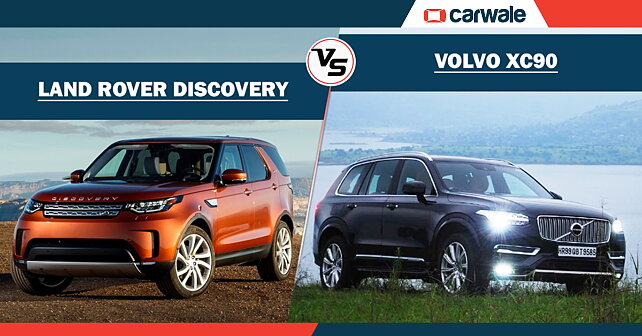 Spec Comparo: Land Rover Discovery 3.0 SE vs Volvo XC90 Inscription Luxury - CarWale