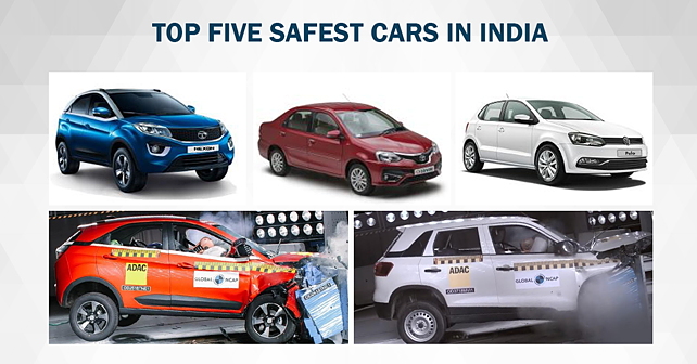 Global NCAP Safety Ratings: Top 5 Safest Cars In India - CarWale