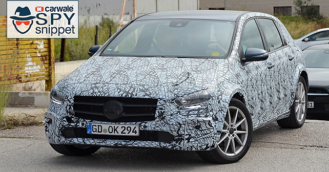 Mercedes-Benz EQB Spotted Testing, Will Be The B-Class Equivalent EV ...