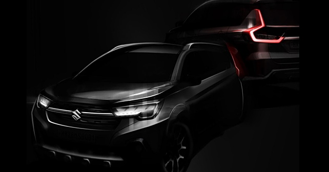 Maruti XL6 Premium MPV Teaser Image Out Ahead Of Launch In India - CarWale