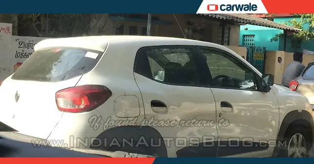 Renault Kwid spotted testing in Chennai - CarWale