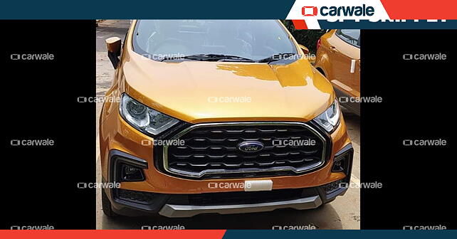 Is that this the upcoming Ford EcoSport facelift?