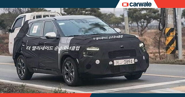 Kia Seltos facelift test mule images surface for the first time - CarWale