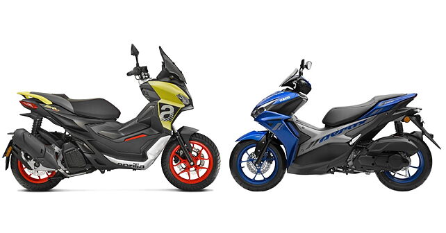 Aprilia SR GT 200 vs Yamaha Aerox 155: Specification Comparison - BikeWale