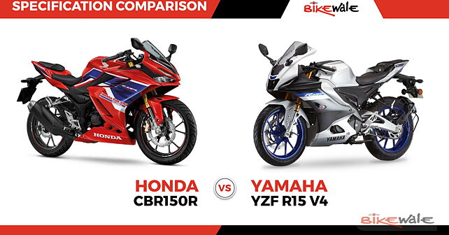 Cbr150r 2021 deals vs r15 v3