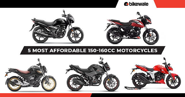 Top 5 most affordable 150-160cc bikes in India - Yamaha FZ S, Apache ...