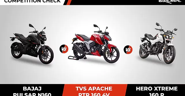 Bajaj Pulsar N160 vs TVS Apache RTR 160 