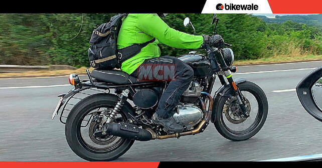 Royal Enfield Interceptor-based Scrambler 650 spotted testing - BikeWale