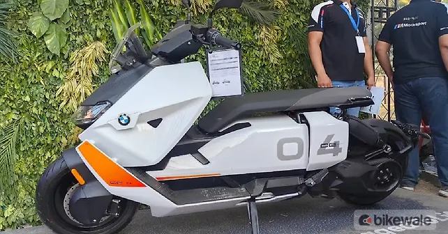 BMW CE 04 electric scooter showcased in India - BikeWale