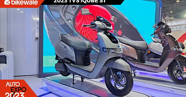 Auto Expo 2023: New TVS iQube ST unveiled - BikeWale