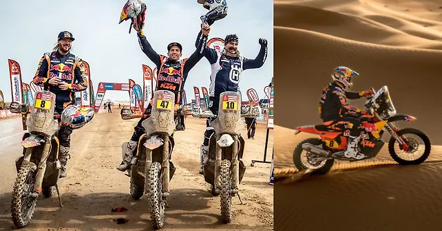 サンド Kevin Benavides of Red Bull KTM Factory Racing team wins Dakar