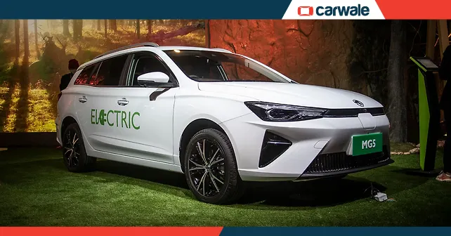 MG5 EV Estate showcased at Auto Expo 2023 – Now in pictures - CarWale