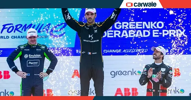 Hyderabad Formula E: DS’ Jean-Eric Vergne wins; Nissan and Mahindra score points Hyderabad Formula E: DS’ Jean-Eric Vergne wins; Nissan and Mahindra score points