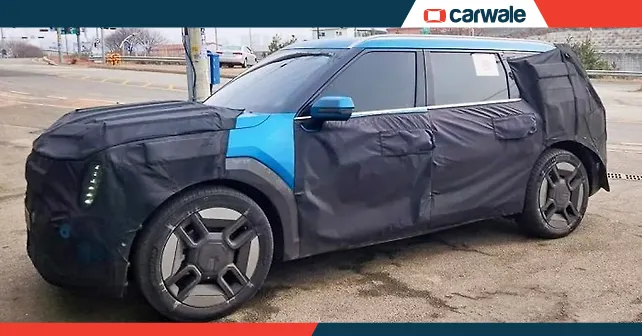 Production ready Kia EV9 Spotted Testing CarWale