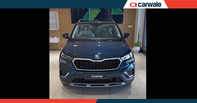 Skoda Kushaq Lava Blue Edition arrives at showrooms - CarWale