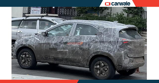 Tata Nexon facelift spotted again; to get new alloy wheels